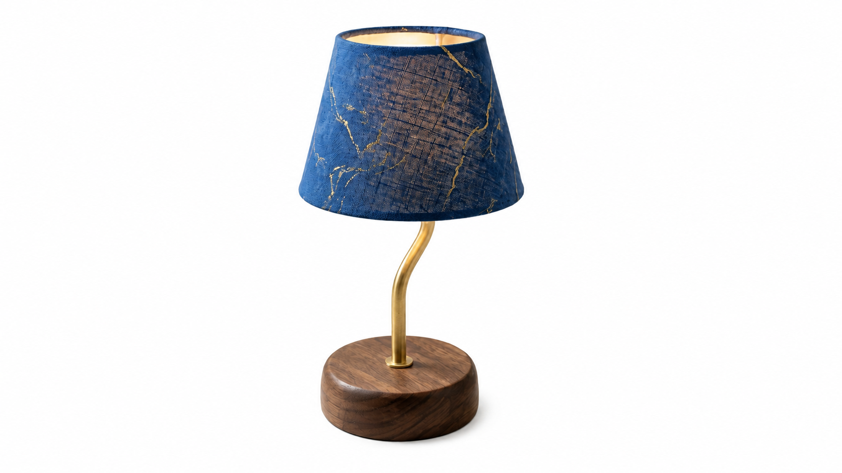 The Azure Meridian Task Lamp on white background