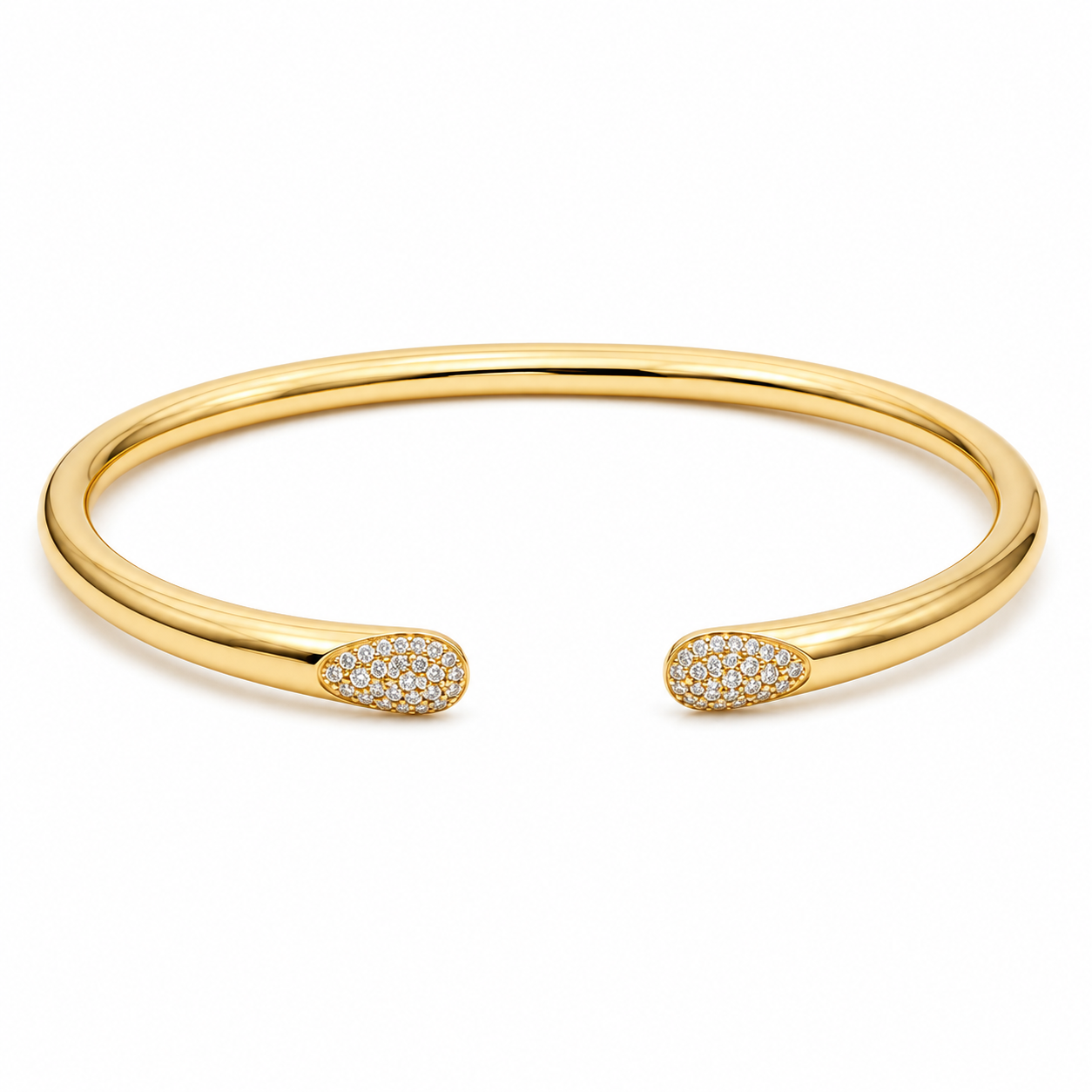 The Cascade Chain Bracelet on white background